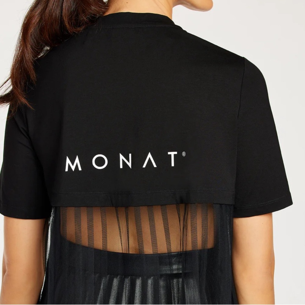 MONAT Gear oversized purpose tee with tulle and sequins black - Picture 2 of 5